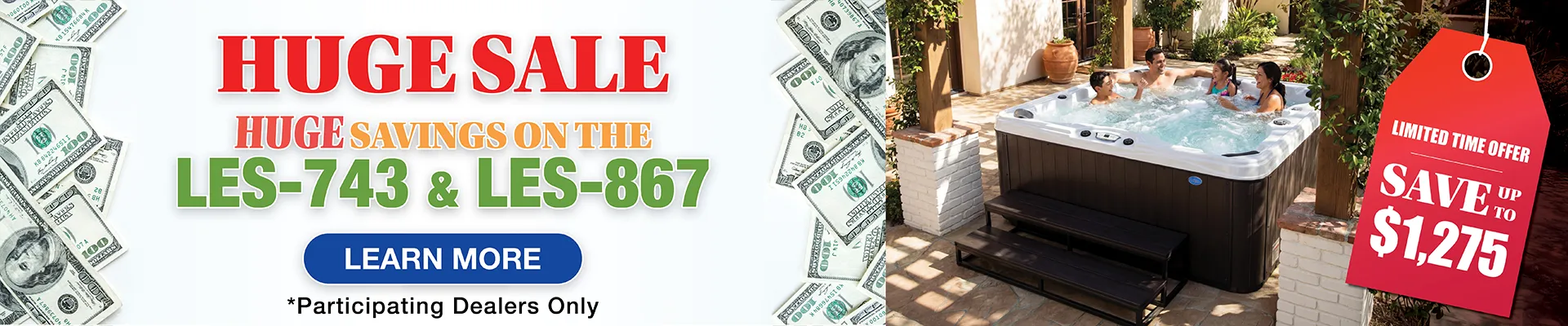 Calspas hot tub being used in a family setting - Mishawaka